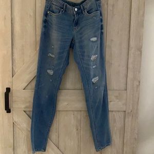 White house black market embellished jeans